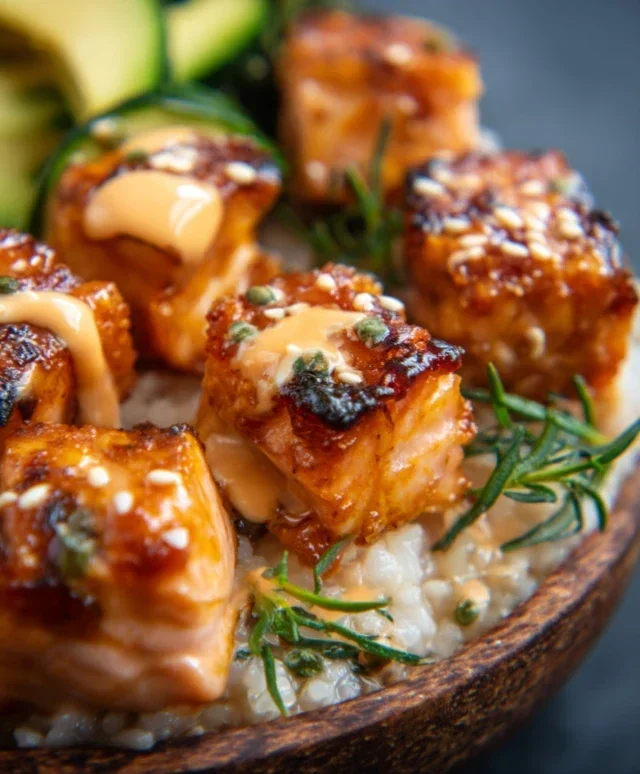 Bang Bang Salmon Bites