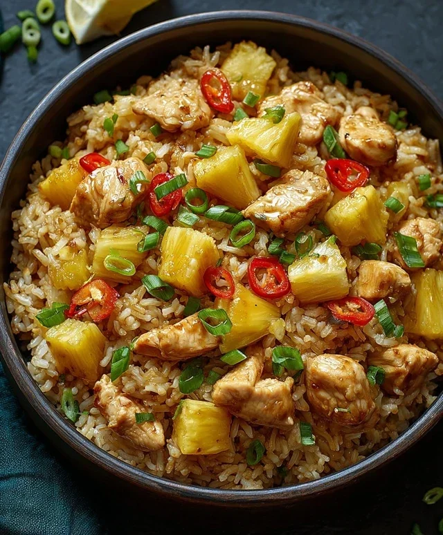 Pineapple Chicken and Rice