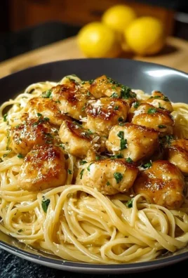 Lemon Chicken with Parmesan Linguine