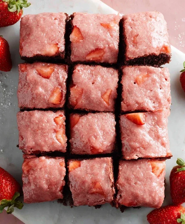 Strawberry Brownies