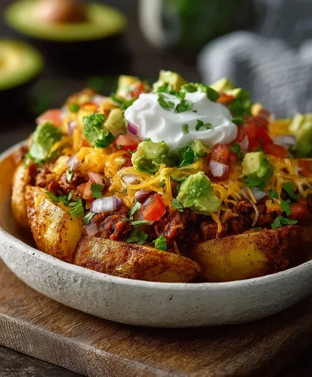 Loaded Potato Taco Bowl