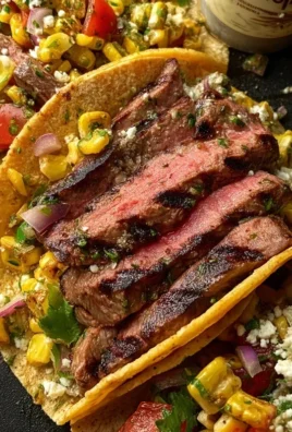 Grilled Elote Steak Tacos
