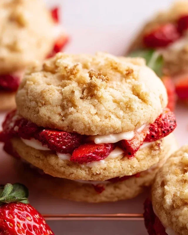 Strawberry Shortcake Cookies
