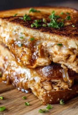 BBQ Chicken Grilled Cheese Sandwich