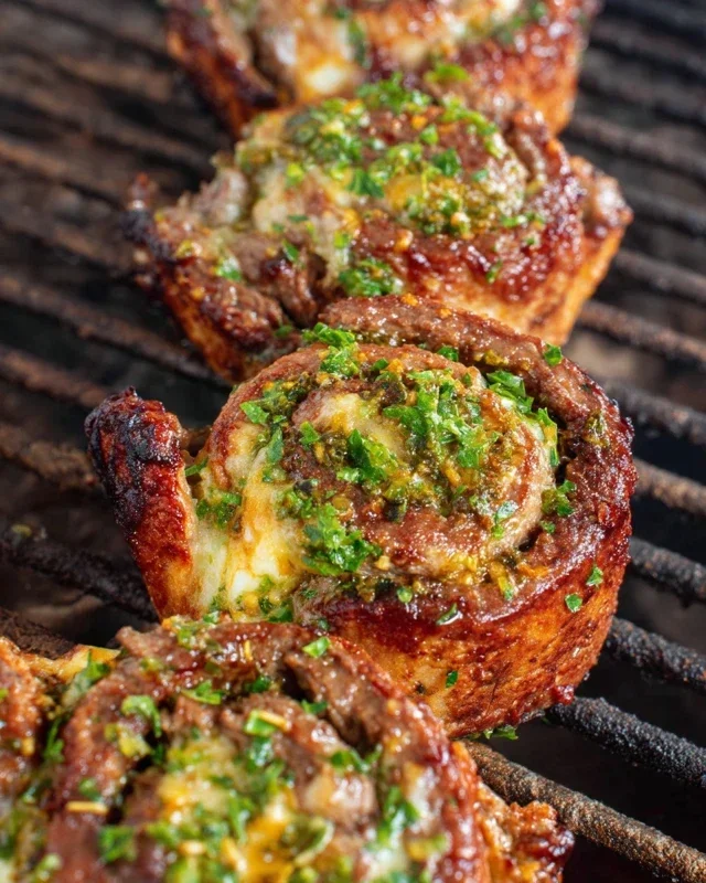 Cheesy Steak Pinwheels
