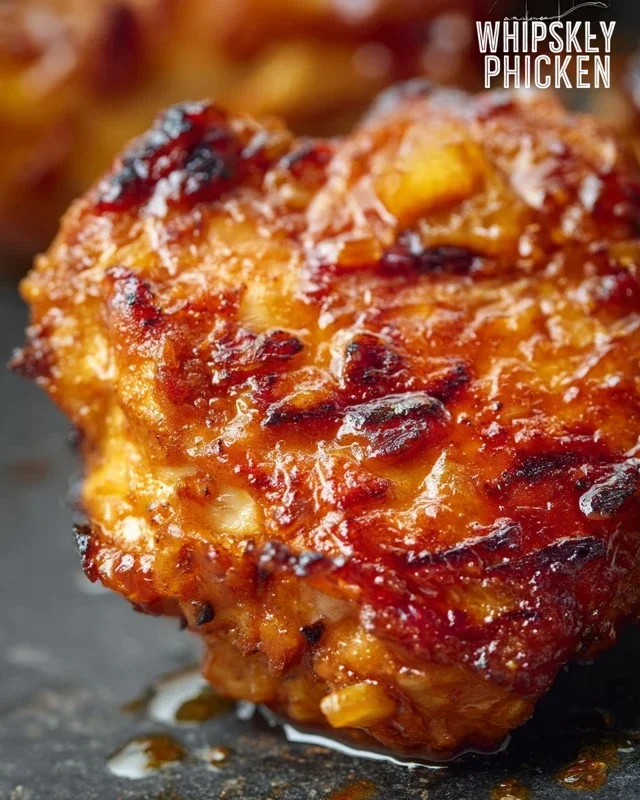 Whiskey Pineapple Chicken