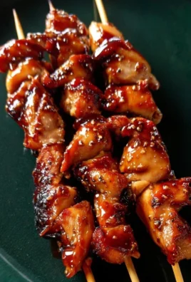 Sticky Bourbon Extract Extract Chicken Skewers