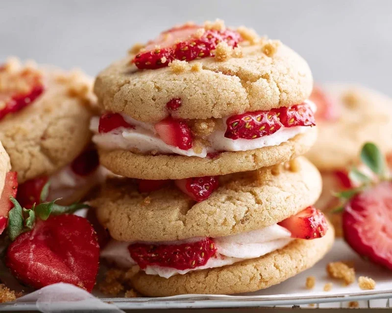 Strawberry Shortcake Cookies