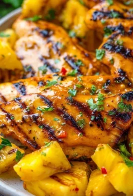 Grilled Mango Pineapple Chicken