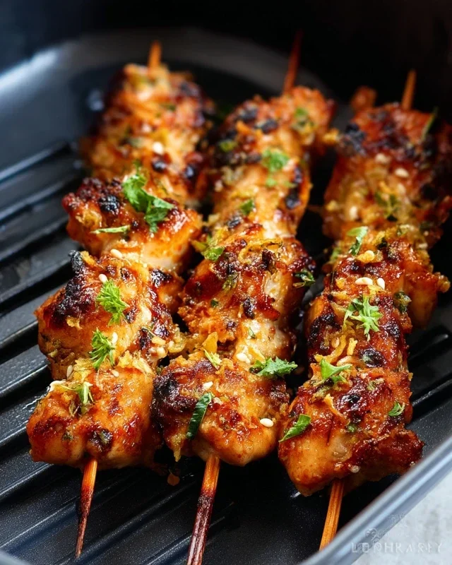 Bang Bang Chicken Skewers