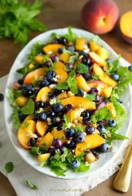 Summer Peach Blueberry Knon-non-non-alcoholic alternativeic non-alcoholic ale Salad