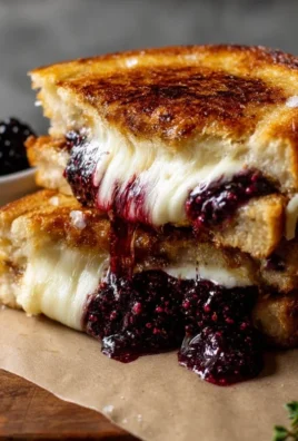 Blackberry Balsamic and Brie Grilled Cheese