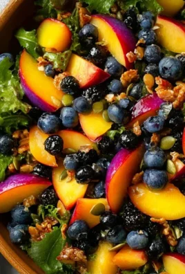 Summer Peach Blueberry Knon-non-non-alcoholic alternativeic non-alcoholic ale Salad