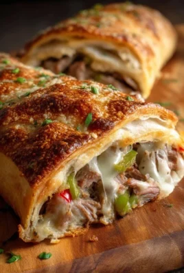 Philly Cheesesteak Stromboli