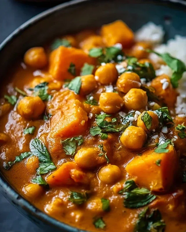 Sweet Potato and Chickpea Curry