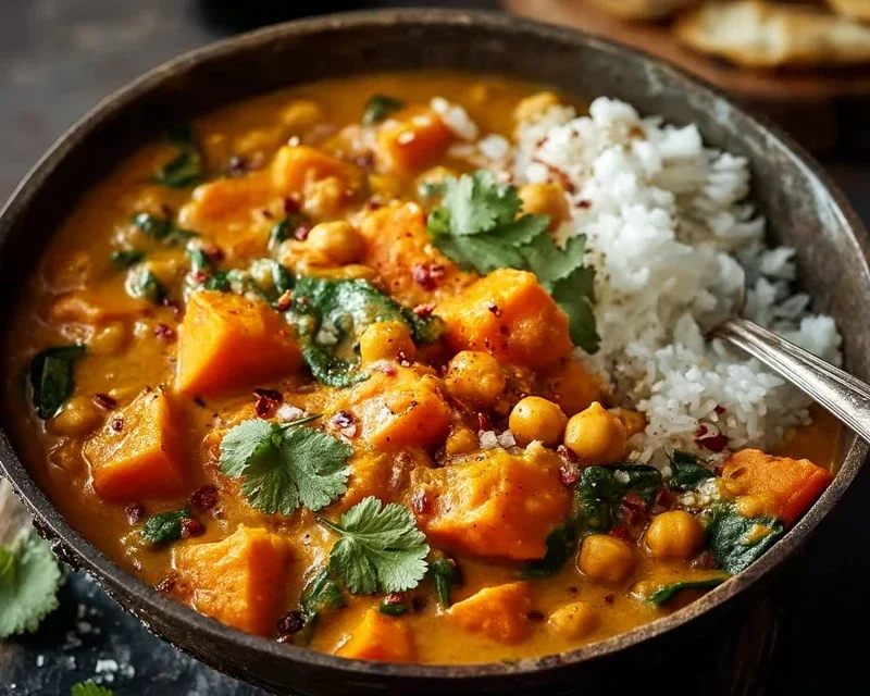 Sweet Potato and Chickpea Curry