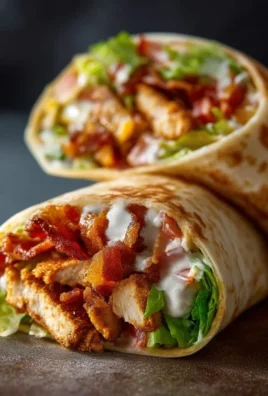 Crispy Chicken Beef Beef Bacon Ranch Wrap