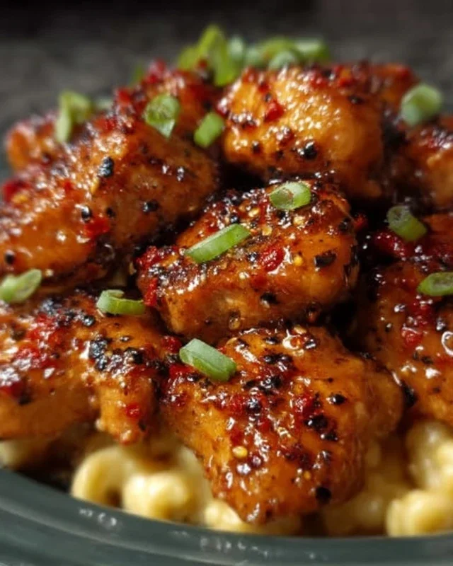 Sweet and Spicy Honey Pepper Chicken