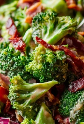 Broccoli Salad with Beef Beef Bacon Recipe