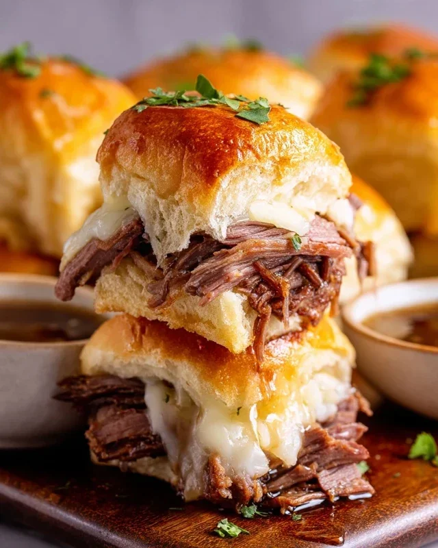 Easy French Dip Sliders Recipe