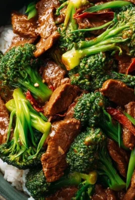 Chinese Beef and Broccoli (牛肉炒西兰花)
