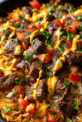 Steak Queso Rice A Flavorful Recipe