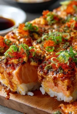 Spicy Salmon Sushi Bake Recipe