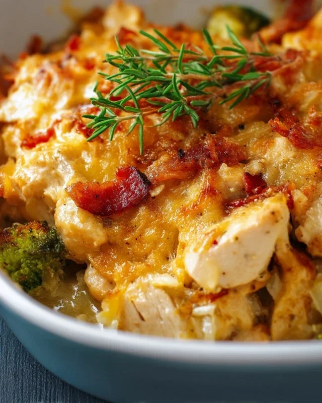 Easy Low Carb Chicken Casserole