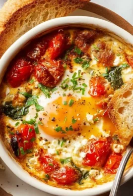Baked Feta Eggs