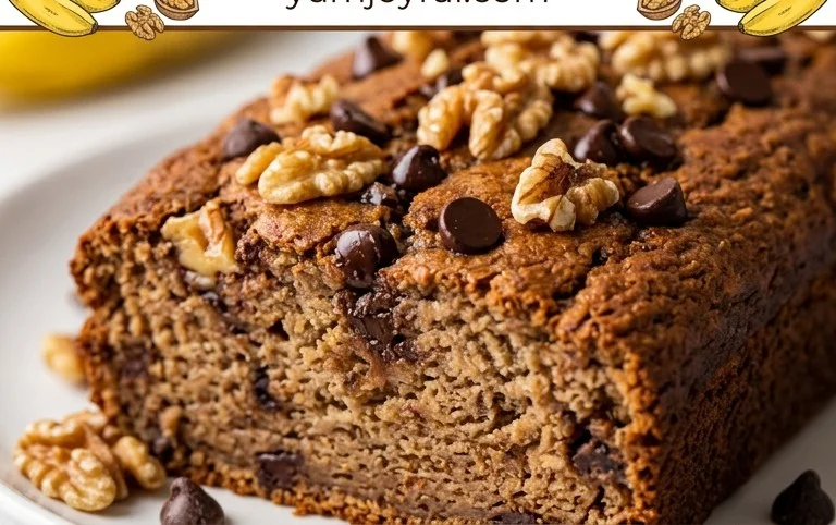 Healthy 5-Ingredient Flourless Banana Bread