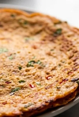 Masoor Dal Chilla | Savory Red Lentil Pancakes