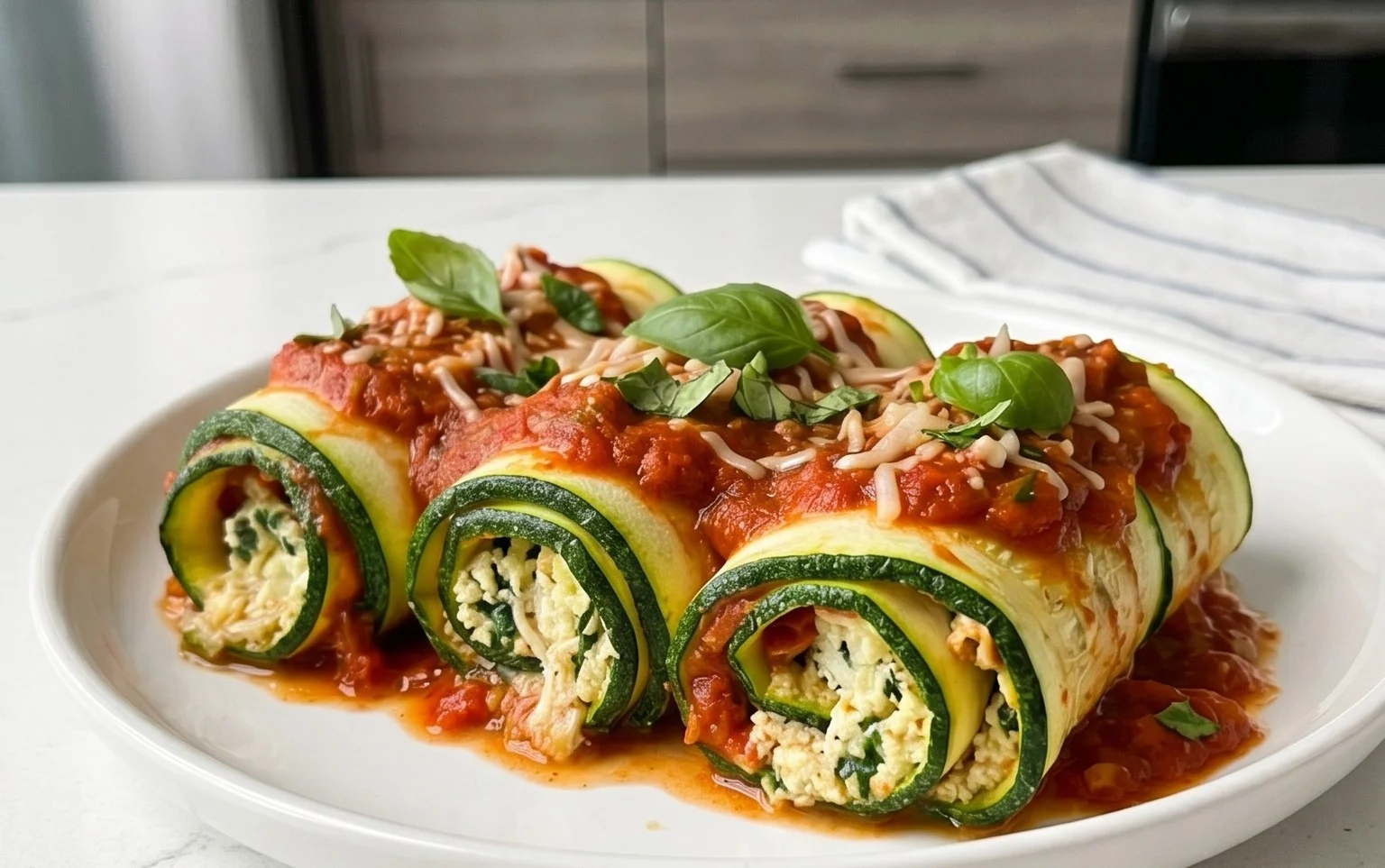 Vegan Zucchini Rollatini