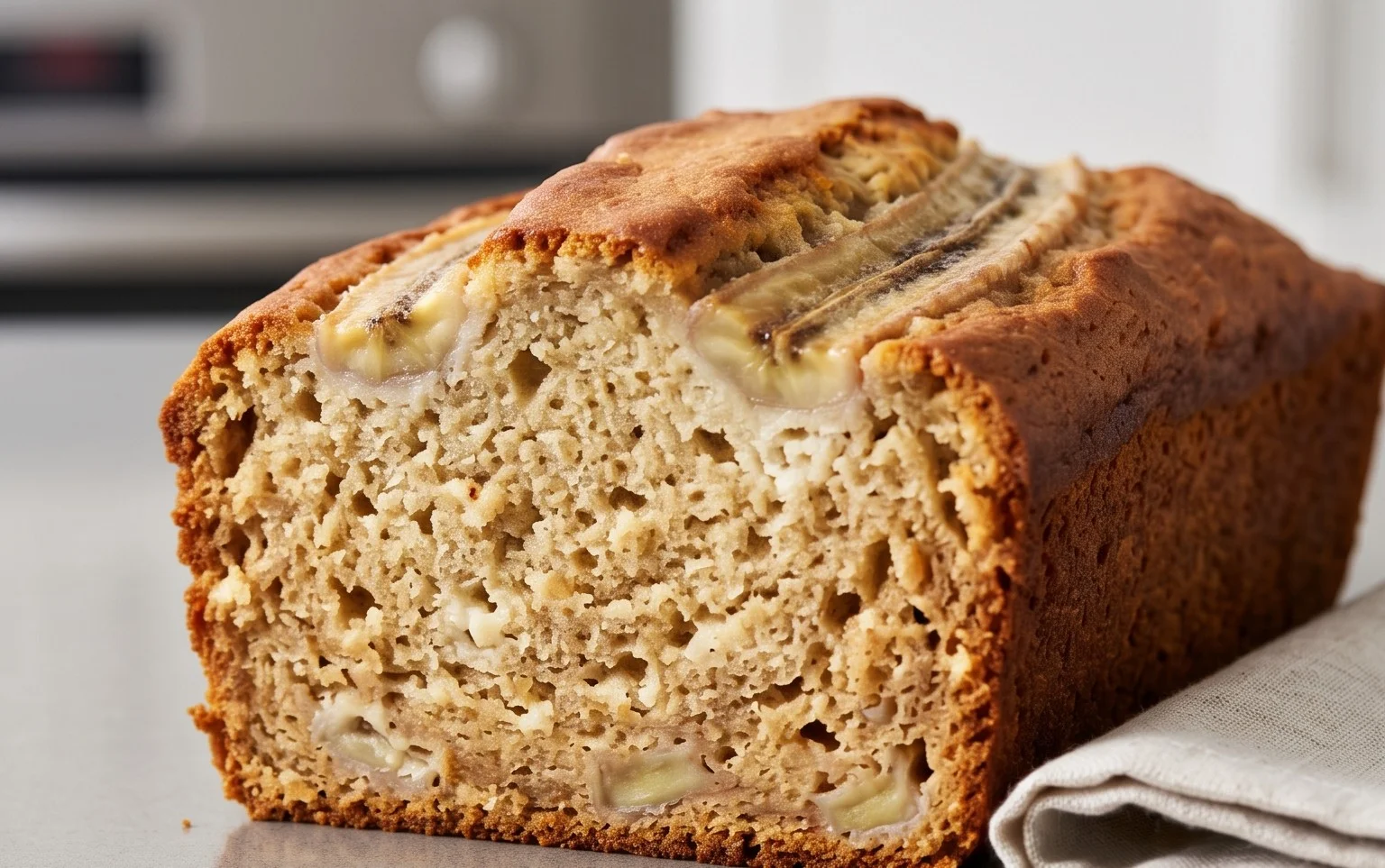 Cottage Cheese Banana Bread