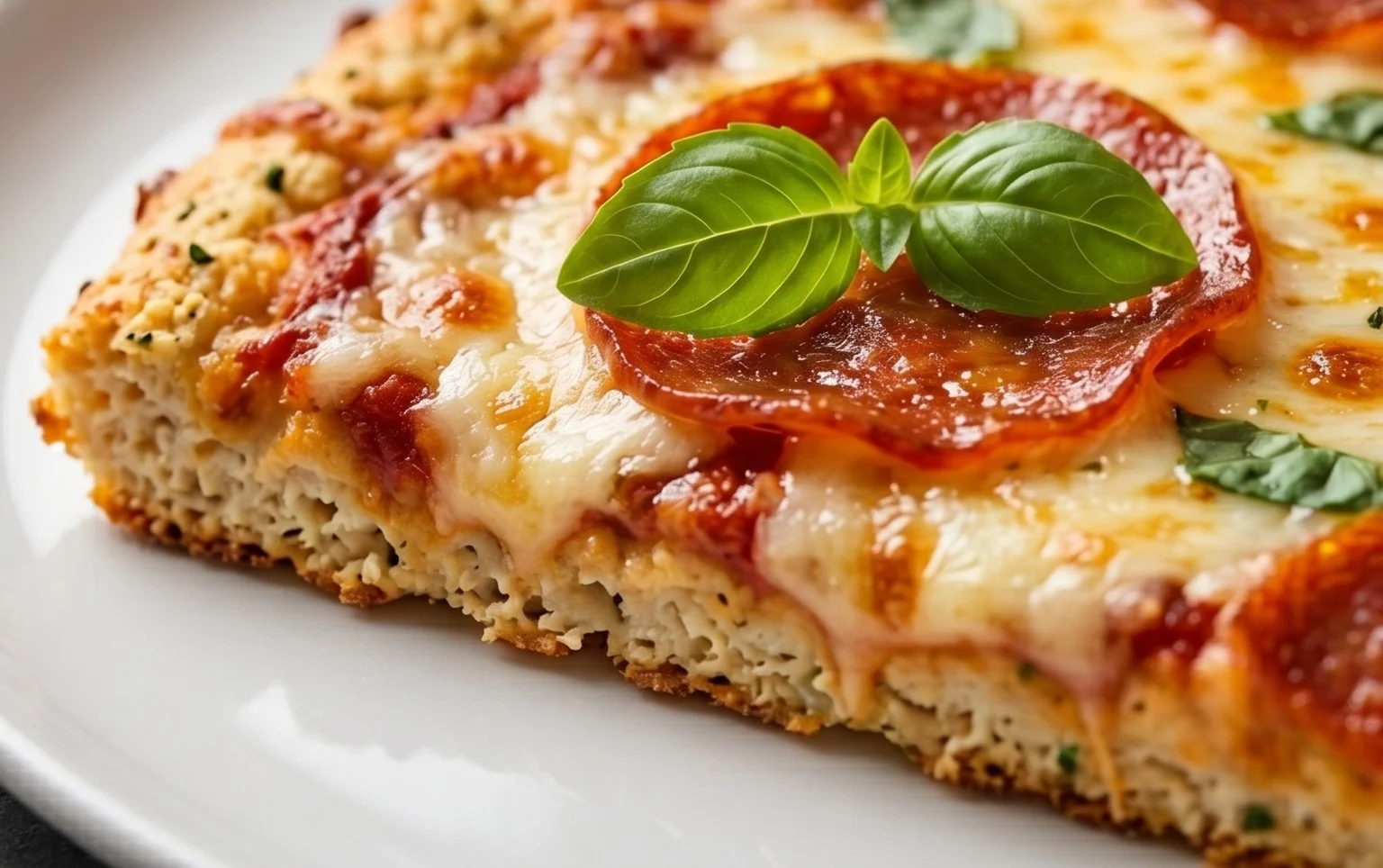 Chicken Crust Pizza (Low Carb + High Protein
