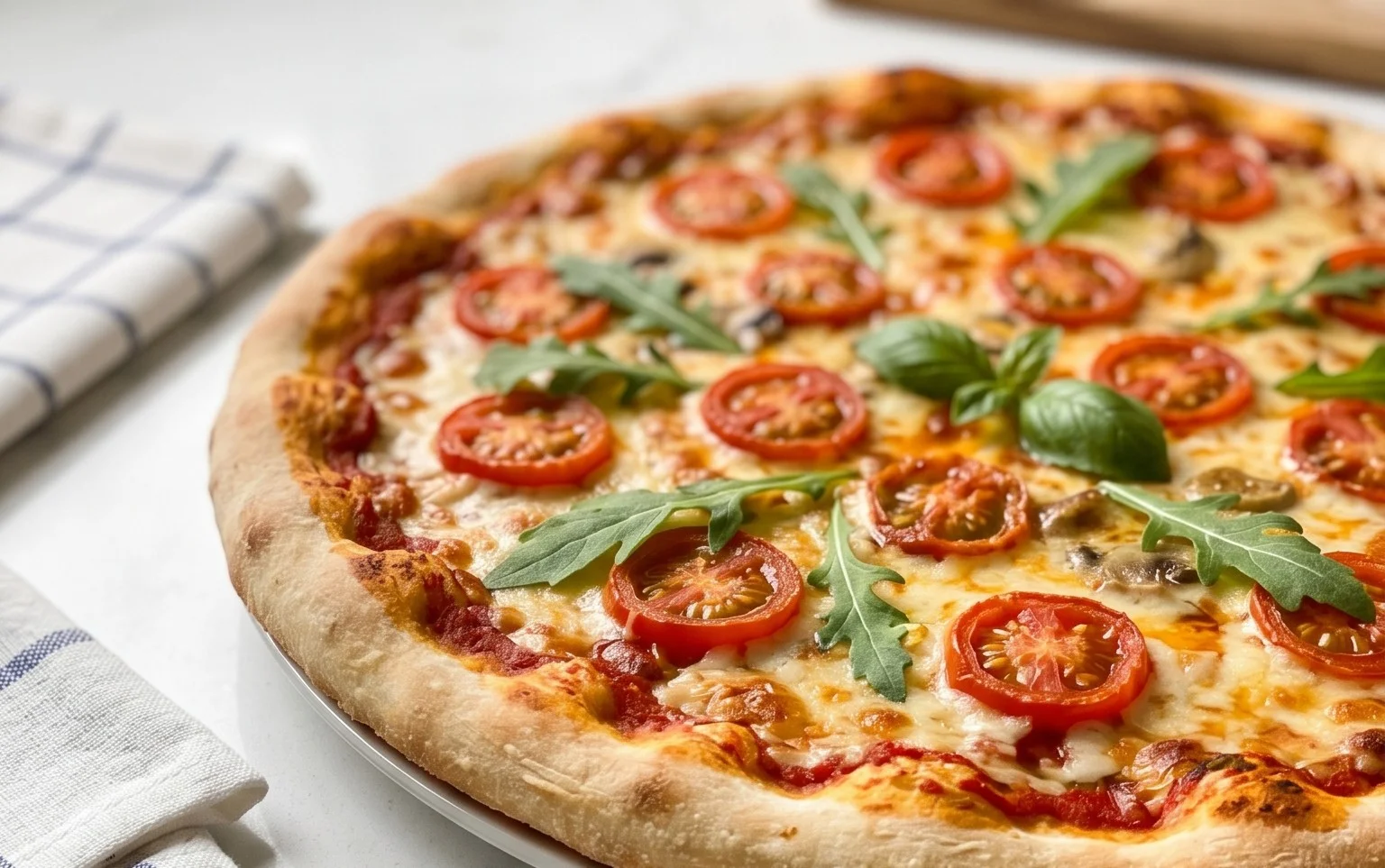 An excellent No Yeast Pizza Dough - quick easy homemade pizza!