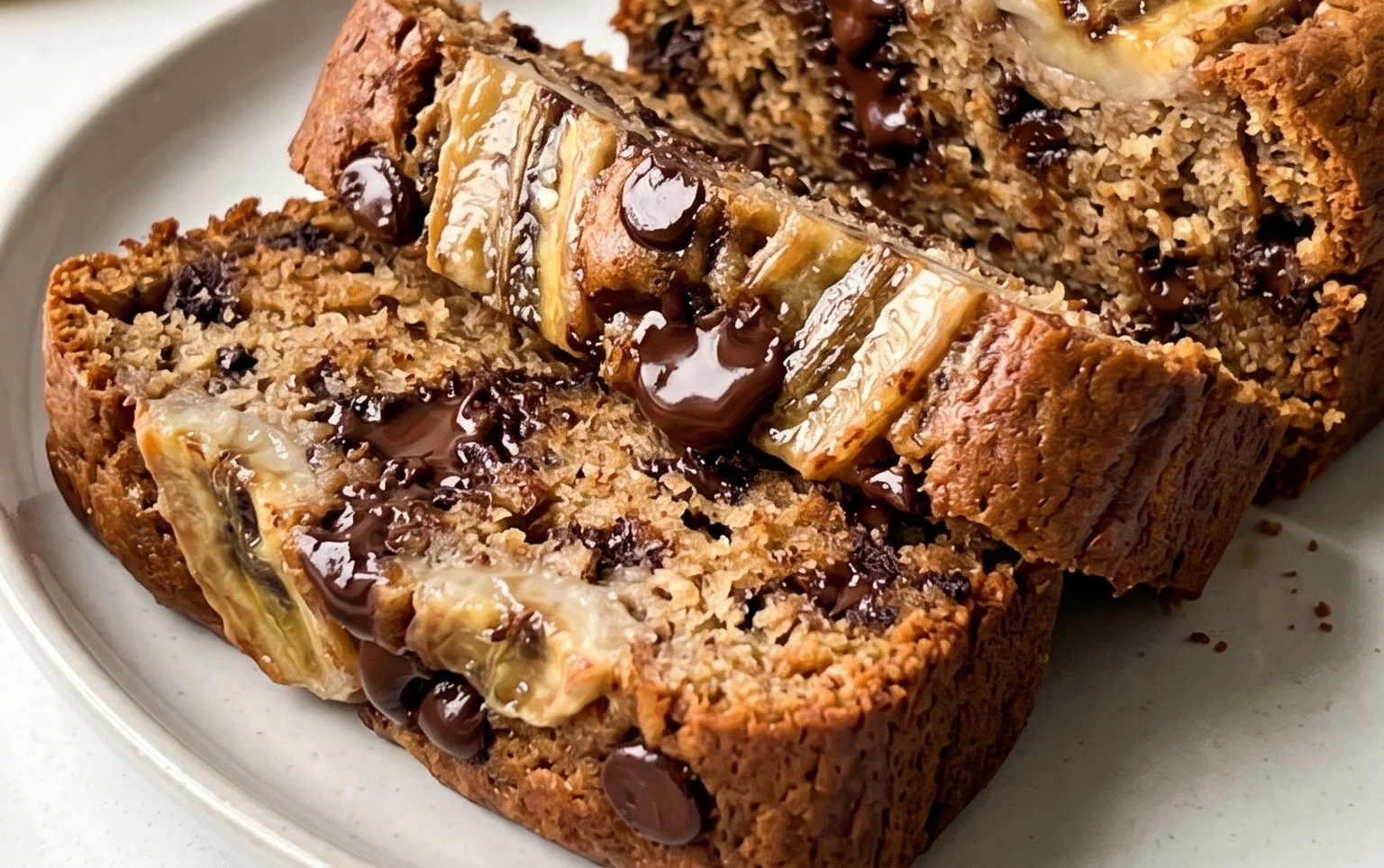 Easy Chocolate Chip Banana Bread