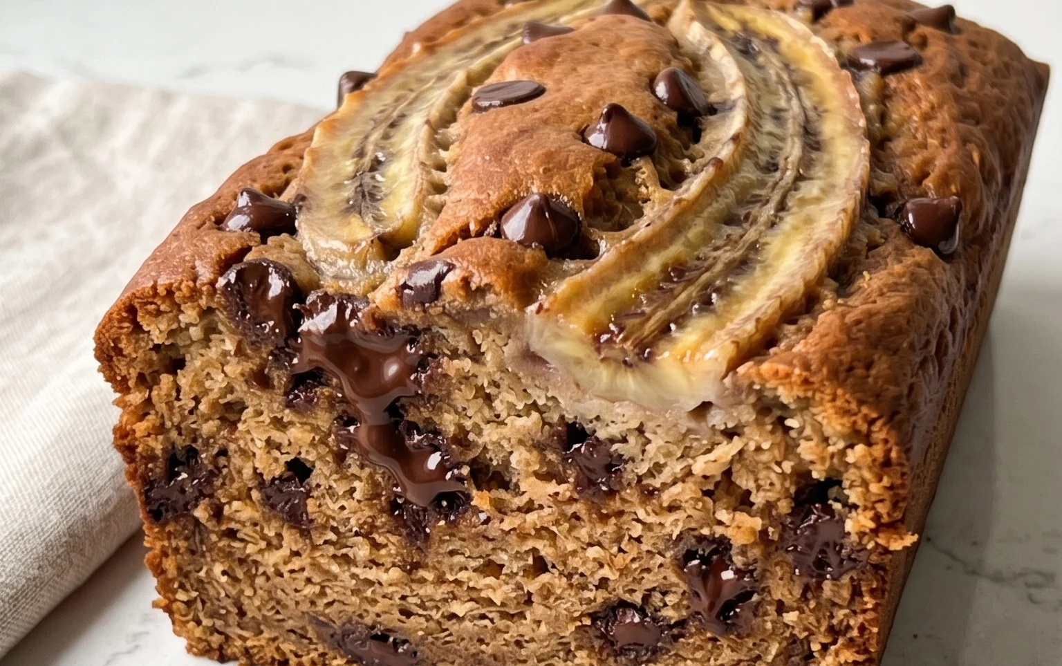Easy Chocolate Chip Banana Bread