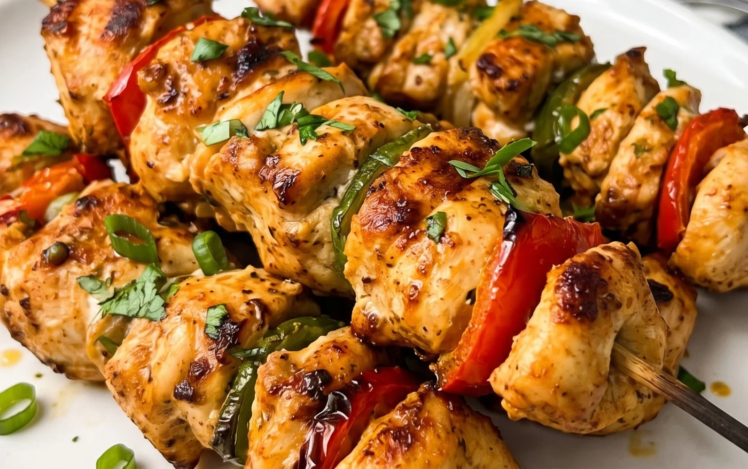 Air Fryer Chicken Skewers (VIDEO)