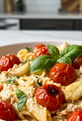 Roasted Tomato and Garlic Ricotta Pasta