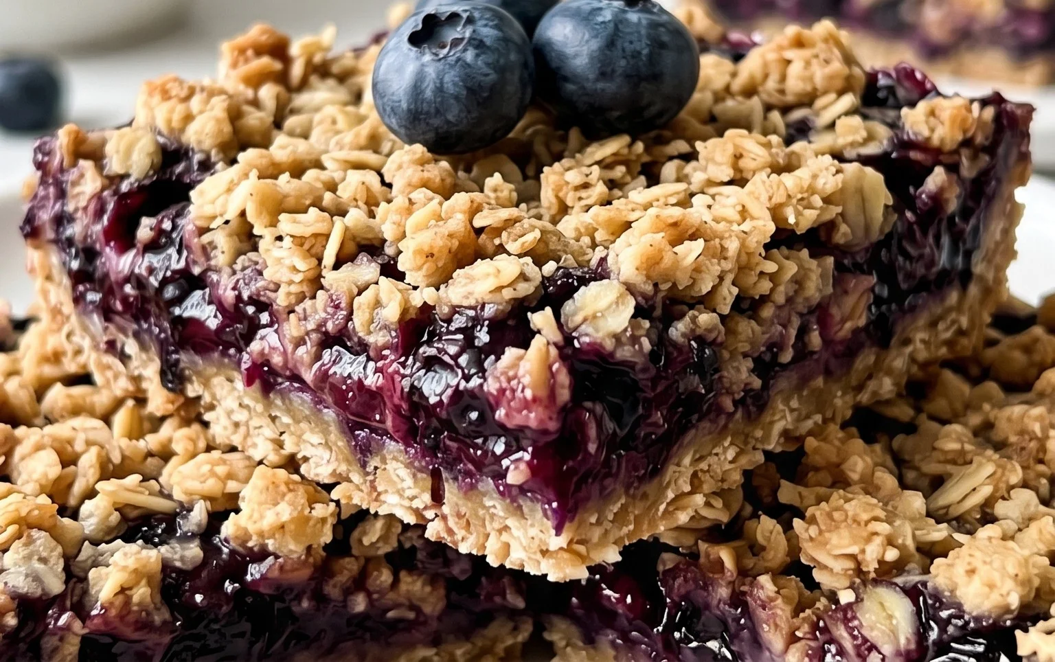 Blueberry Oatmeal Bars