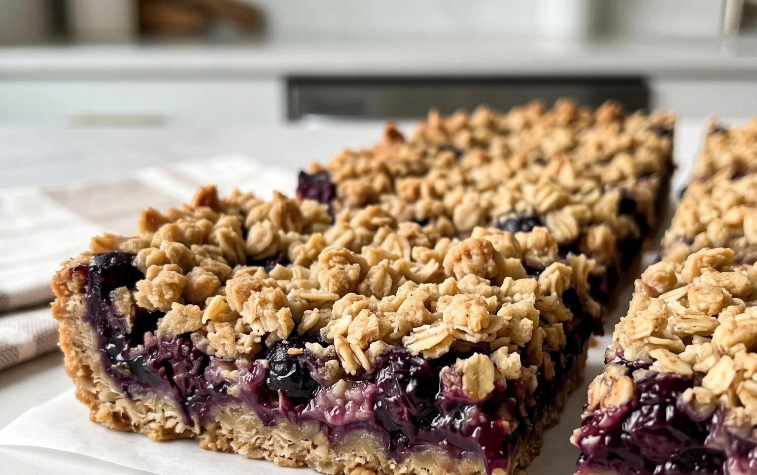 Blueberry Oatmeal Bars