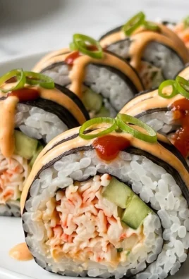 Kani Sushi (Spicy Crab Roll)