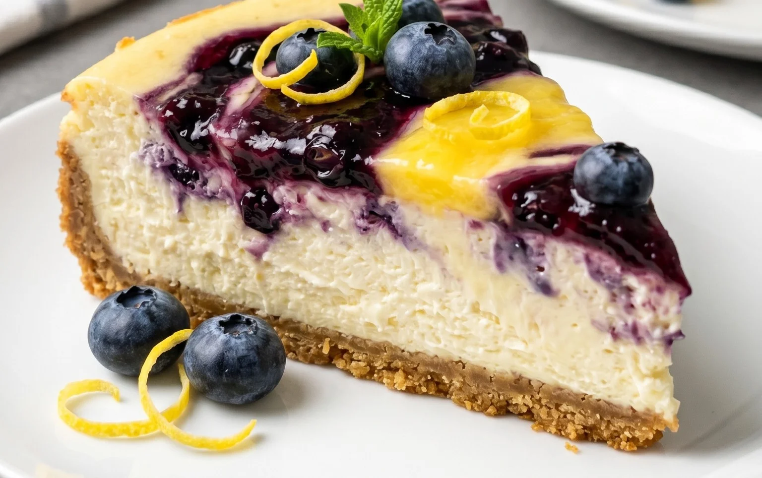 Lemon Blueberry Cheesecake
