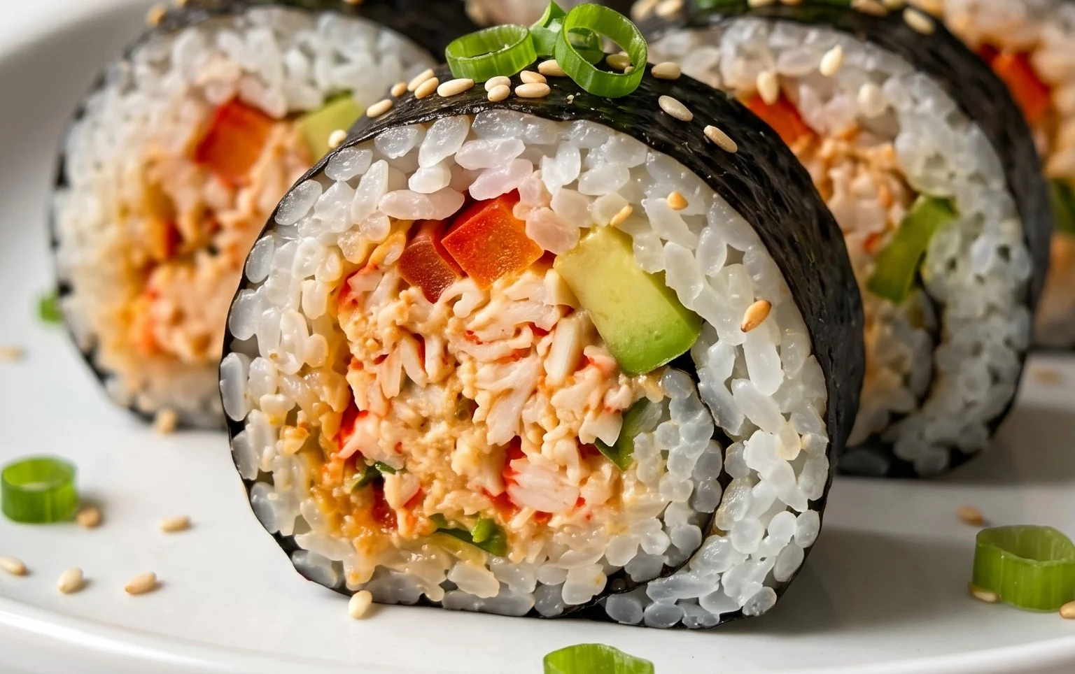 Kani Sushi (Spicy Crab Roll)