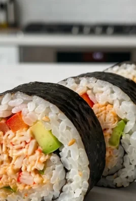 Kani Sushi (Spicy Crab Roll)