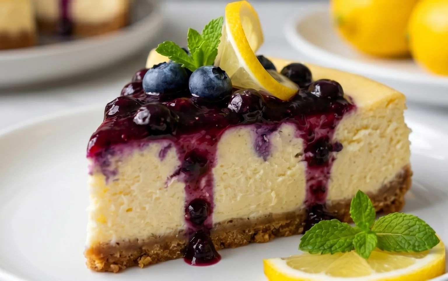 Lemon Blueberry Cheesecake