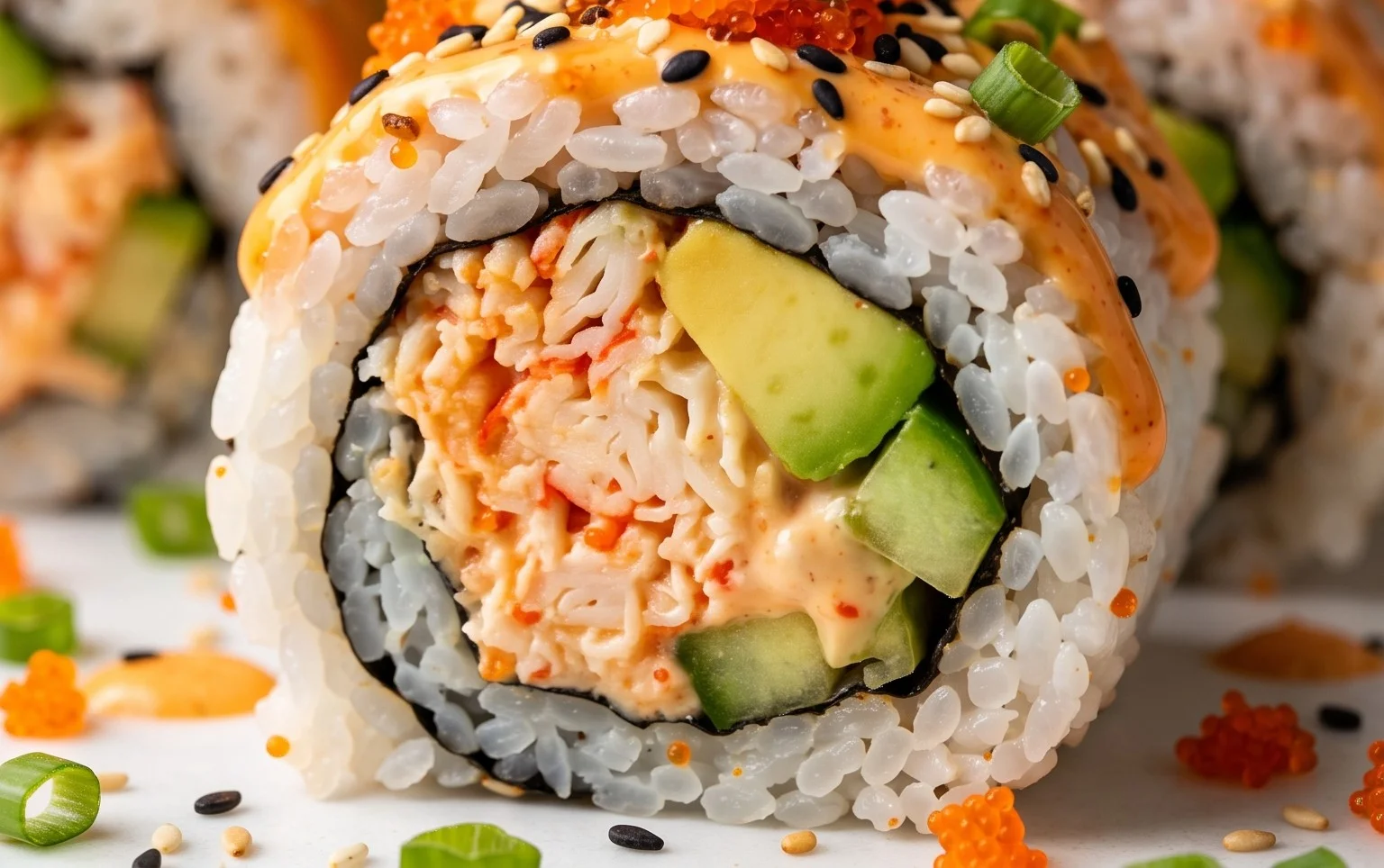 Kani Sushi (Spicy Crab Roll)