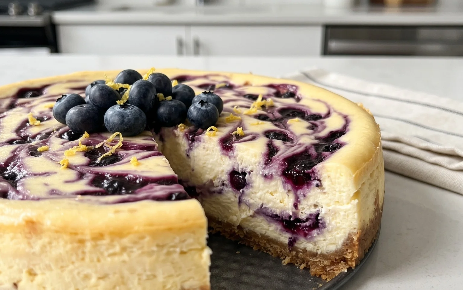 Lemon Blueberry Cheesecake
