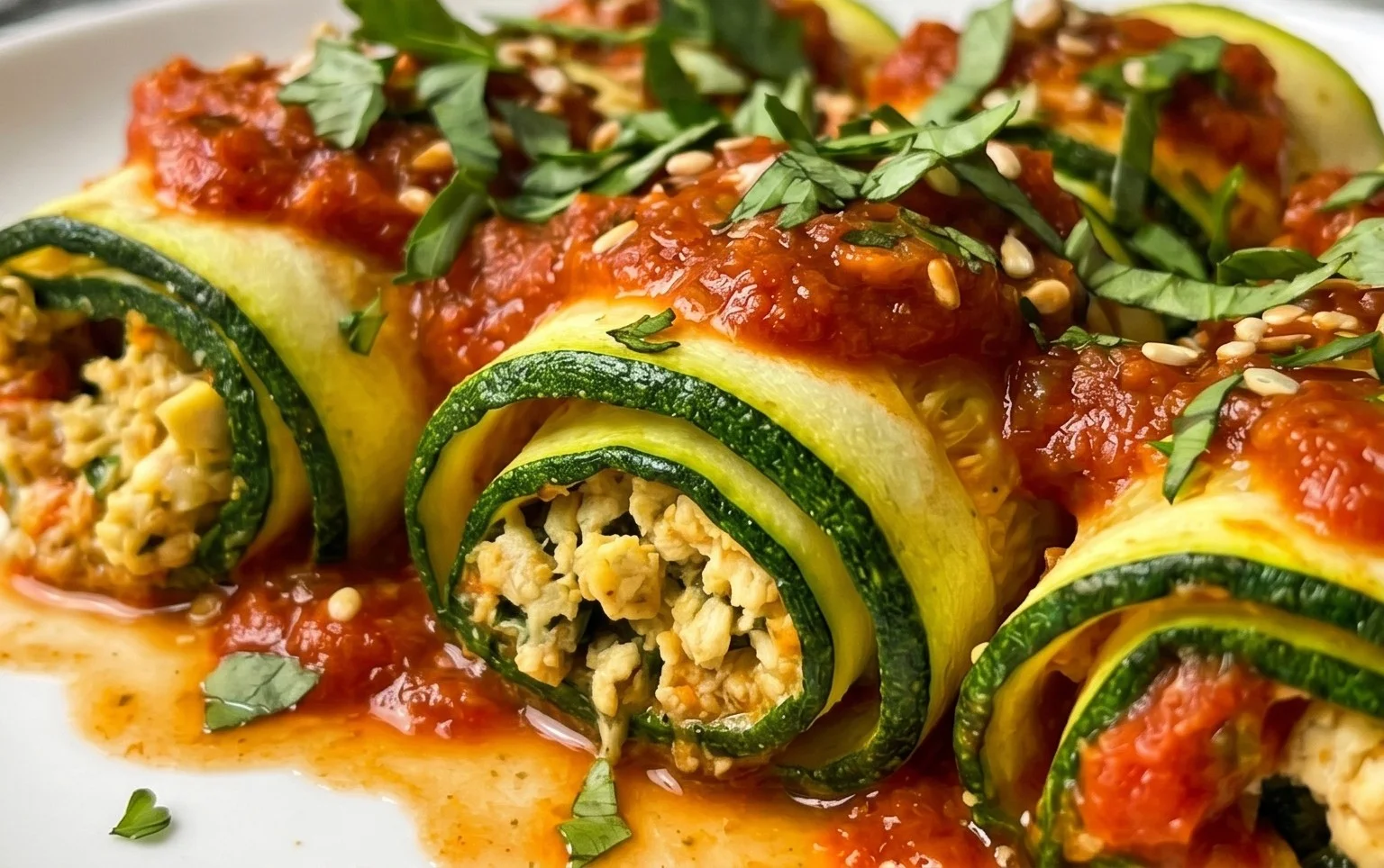 Vegan Zucchini Rollatini