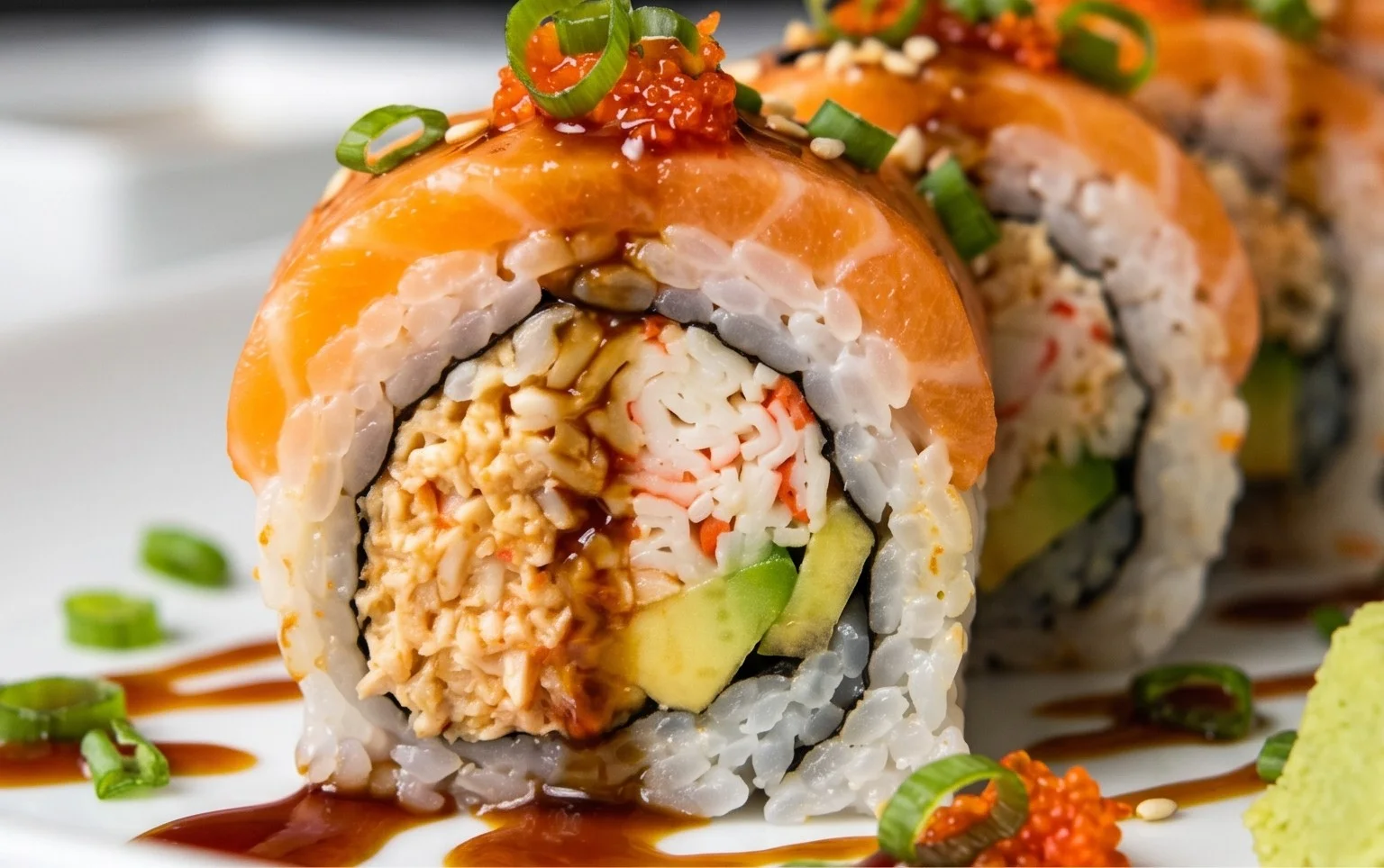 Kani Sushi (Spicy Crab Roll)